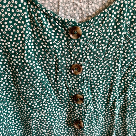 Abercrombie & Fitch Floral Button Blouse Size XS - Picture 4 of 4